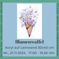 27.11.2024 Blumenwaffel