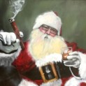 Weihnachtsmann Zigarre